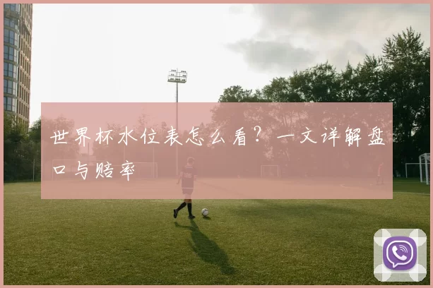 世界杯水位表怎么看？一文详解盘口与赔率